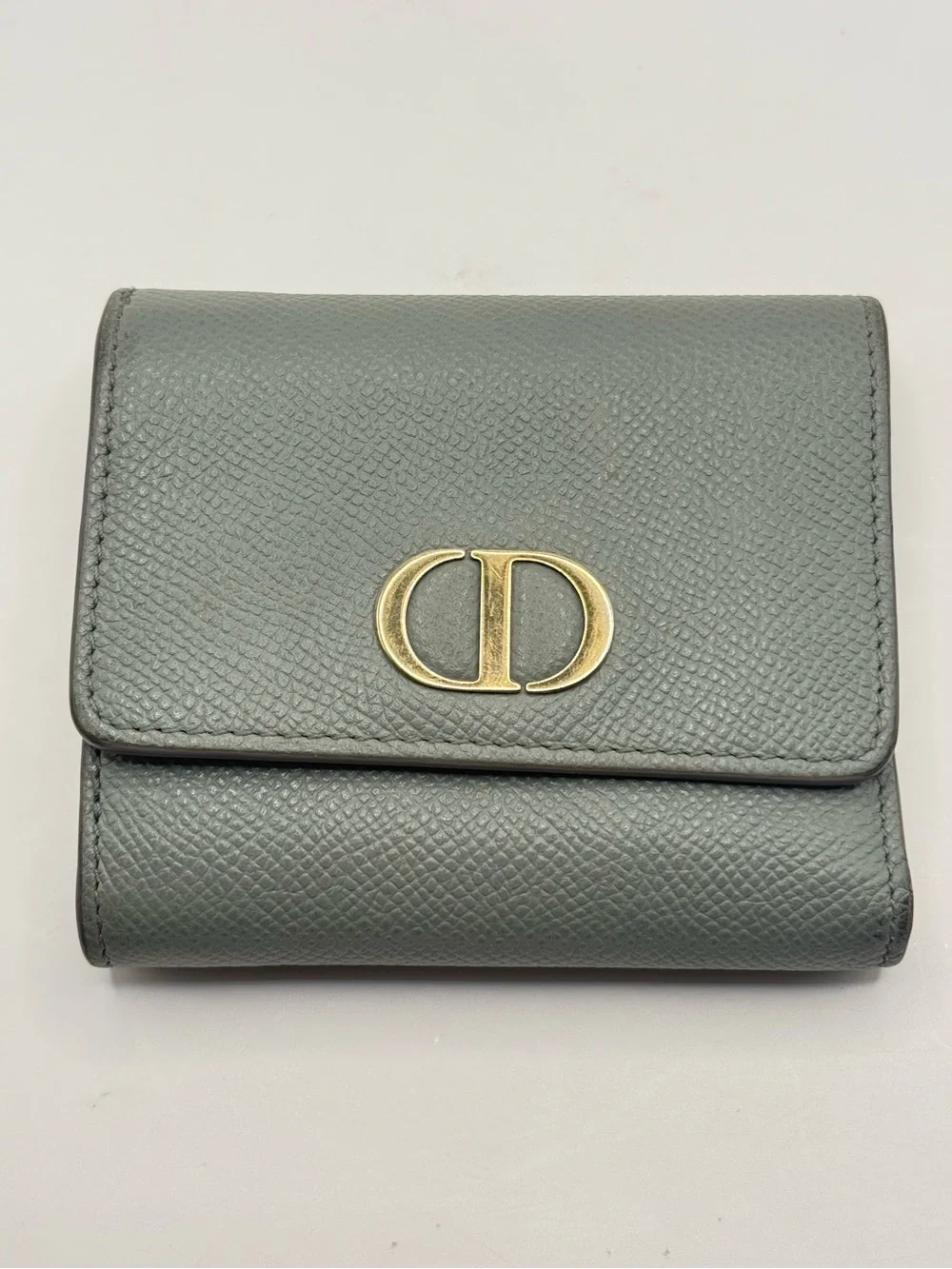 Cloud Blue Calfskin Montaigne Lotus Wallet